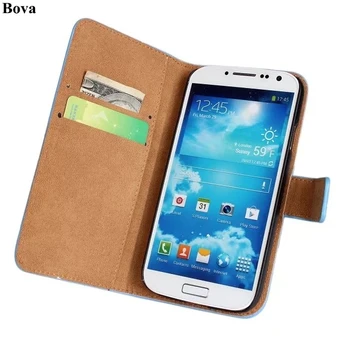 Premium Læder Cover Case til Samsung S4 Luksus Wallet taske Til Samsung Galaxy S4 i9500 kortholderen telefon shell GG