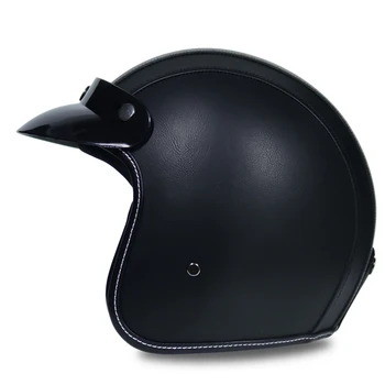 Motorcykel hjelm jet Vintage hjelm Åbne ansigt retro 3/4 halv hjelm casco moto capacete motociclismo Gratis fragt