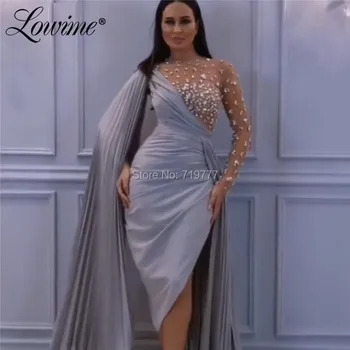 Abendkleider Dubai Aften Kjoler 2020 Nye Design Saudi-Arabien Beaded Krystaller Party Dress Formelle Aften Kjoler Robe De Soiree