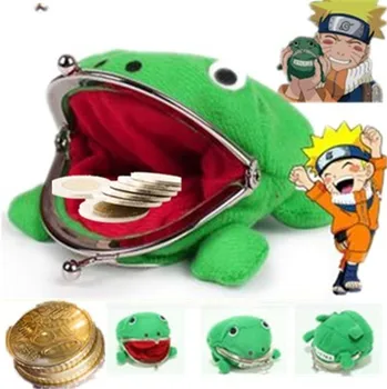 Anime cosplay Naruto Uzumaki Naruto Frog Tegnebog Grøn frø nul pung Halloween