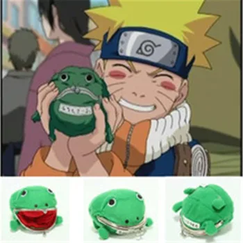 Anime cosplay Naruto Uzumaki Naruto Frog Tegnebog Grøn frø nul pung Halloween