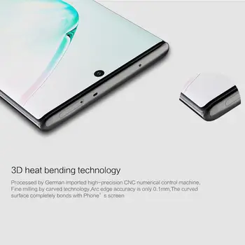 Nillkin til Samsung Galaxy Note 10 10 Plus 5G 9 8 S9 S8 Hærdet Glas 3D Full Cover Protector Film til Samsung Note 10 5G Glas
