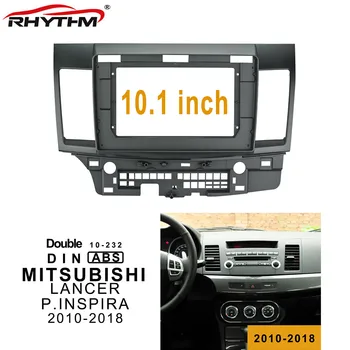Car Fascia Dash Kit Installation Facia Panel Dvd Ramme For MITSUBISHI LANCER P. INSPIRA 2010-2018 10.1 Tommer 2DIN Afspiller