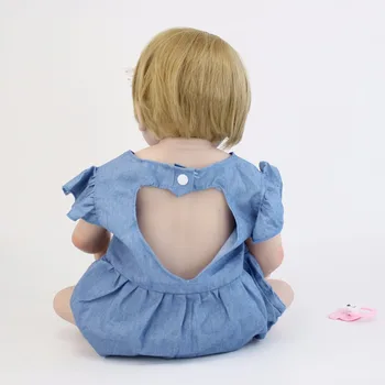 55cm Blød Silikone Reborn Baby Dolls Legetøj Realistisk Børn, Fødselsdag, Gave Bebes i Live Vlnyl Nyfødte Dukker Dejlige Piger Doll