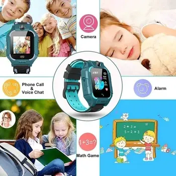 Q19 Kids Smart Ur Telefonen Til Piger Drenge Med Gps-Locator Skridttæller Fitness Tracker Touch Kamera Anti Tabt Vækkeur barn