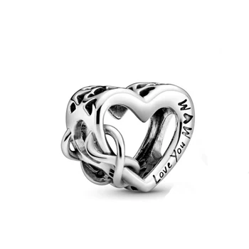 2020 Nye Lysende Stjerne Hjerte-formet Evige Symbol Charme, Romantiske Smykker Til Kæreste Mode Udsøgt Fødselsdag Gave