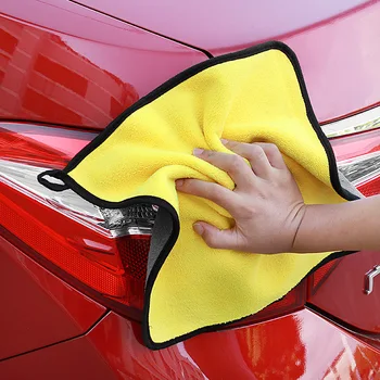 1stk Bil Vask, Pleje Polering Håndklæder Blød Microfiber Bil Rengøring Klud, der er Let at Rengøre Stærk Tyk, Blød Vask, Tørring Håndklæde