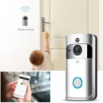 M3S Trådløse Wi-Fi Video dørklokke Dørklokken Smart Home IP-dørklokken Kamera Alarm Sikkerhed Night Vision Go Visual Ring Intercom