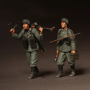 1/35 Harpiks Tal Model Kits WW2 tyske infantrymans marts Usamlet umalet 11280