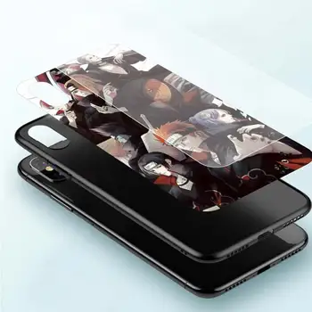 Hærdet Glas Phone Case For iPhone 12 Mini-11 Pro X XS Antal XR SE 2020 7 8 6 6S Plus Dækning Coque Fundas Naruto Itachi Uchiha