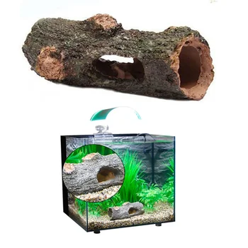 Nyligt Akvarium Ornament Hult Simulering Træ Log Træ Polyresin Landskab Fish Tank Dekoration, Kunstige Tank Forsyninger