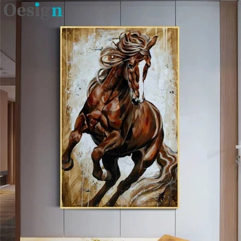 Arabiske Islamiske Hest Væg Kunst Maleri Plakater Og Print På Lærred Maleri Vægmalerier Stue Hjem Udsmykning, Maleri