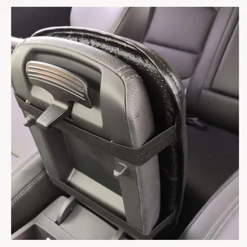 Elegant og blød Pu Læder Bil Center Konsol Arm Hvile Sæde Kasse Pad Køretøj Beskyttende Bil Styling For Hyundai Veloster