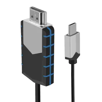 Nye MHL USB Type C til HDMI 1080P HD-TV Kabel-Adapter Kabel til Android-telefoner for Samsung Audio-Video-Wire Kabel