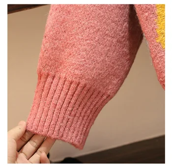 God Kvalitet 2019 Efterår Og Vinter Kvinder Plus Size To Delt Sæt Geometriske Strikket Sweater Toppe+Nederdel Mini Plaid Casual 2 Delt Sæt