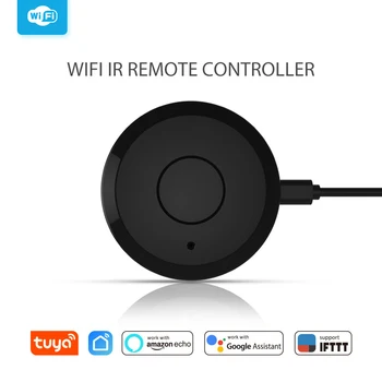 4 Pack Wifi IR Remote Control Voice Kontrol Tuya Smart Liv APP, klimaanlæg, TV-Boks Arbejde med Alexa, Google Startside IFTTT