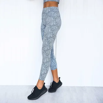 Kvinder Yoga, der Passer til Trænings-og 2-delt Sæt Sport Bra Top Legging Prik Print Tøj Fitness Slid, der Kører Tøj til Kvinder med sportstøj,ZF463 11379