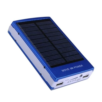 30000mAh Solar Power Bank Vandtæt, Støvtæt Dobbelt USB-Udgang LED Lommelygte Lettere Lithium Batteri til Iphone Xiaomi Huawei