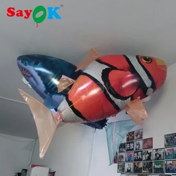 RC-Air swimming fisk legetøj drone RC haj klovn fisk balloner Nemo flying inflatable fisk for kids legetøj