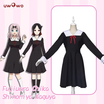 Uwowo Animationsfilm Kaguya-sama: Kærlighed Er Krig, Cosplay Kostume Shinomiya Kaguya Fujiwara Chika Universal Uniform Kjole