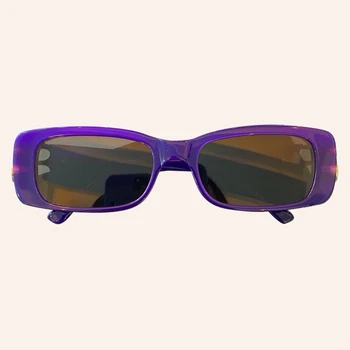 Rektangel Solbriller Kvinder Mænd 2020 Brand Design Acetat Stel Mode Solbriller Nuancer Kvindelige