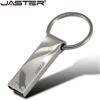 JASTER USB 2,0 flash-drev U disk nøgle memory stick 128GB Pendrive 64GB 8GB 16GB 4GB-32GB USB-stick Mini skræddersyet Brugerdefinerede logo