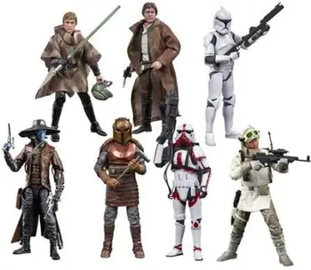 6tommer Hasbro Star wars opgav designet Prinsesse Leia Skywalker solo Klon-soldater Cad Bane Action Figur Samling legetøj