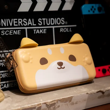 Geekshare Søde Hund Ører Gul opbevaringspose Protables Til Nintend Skifte Remmen Farao Rejse etui til Nintendo Skifte