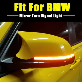 For BMW F20 F30 F31 F21 F22 F23 F32 F33 F34 X1 E84 F36 1 2 3 4 Serie F87 M2 F87 Dynamisk Blinklys Side Wing Turn Signal-LED lys