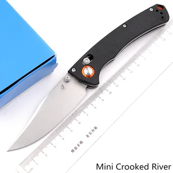 Mini Crooked River 15080 Markér D2 Blade Nylon fiber håndtag folde Frugt Utility Lomme Overlevelse jagt EDC Af camping kniv