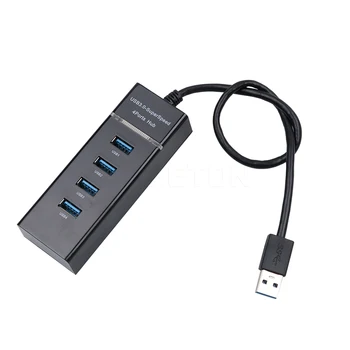 Kebidumei 2019 Nyt 5 gbps 4 Ports USB 3.0 HUB Splitter Adapter Høj Hastighed Til PC-Computer, Laptop, Notebook Periferiudstyr Tilbehør 11496