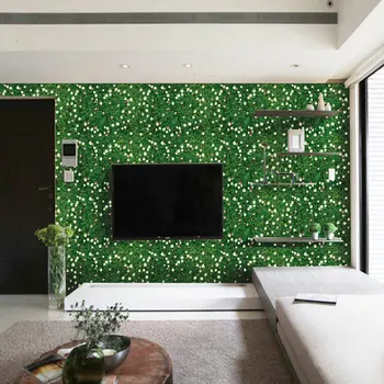 Græsplæne-Gulvtæppe Stickers 3D Overføringsbilleder TV Baggrund Fodpaneler Wall Sticker Dekoration Badeværelse, Køkken Selvklæbende Tapet til børneværelset