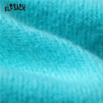 ELFSACK Kinesiske Originale Grafiske Casual Pullover Sweatshirt Kvinder,2020 Efteråret Kontrast Pailletter koreansk Kvinde,Daglig Vintage Top