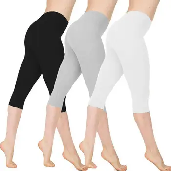Leggings kvinder bomuld af Høj Kvalitet bukser Trænings-og Åndbar Høj Talje Sport Træning Elastisk Slim Pants Plus Size Femme Push Up 11554
