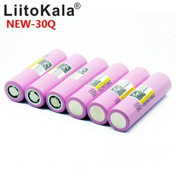 LiitoKala for 30Q mærke til 18650 3000mAh lithium batteri inr18650 drevet af genopladelige batteri