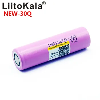 LiitoKala for 30Q mærke til 18650 3000mAh lithium batteri inr18650 drevet af genopladelige batteri