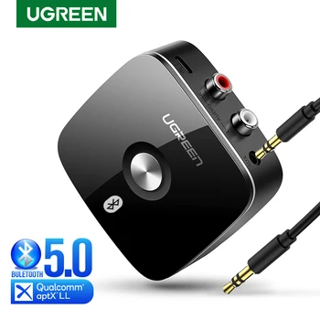 Ugreen Bluetooth-RCA 5.0 Modtager aptX LL 3,5 mm Jack AUX Audio Trådløse Adapter Til Bil-TV Musik Afspiller 10M Modtager Receptor