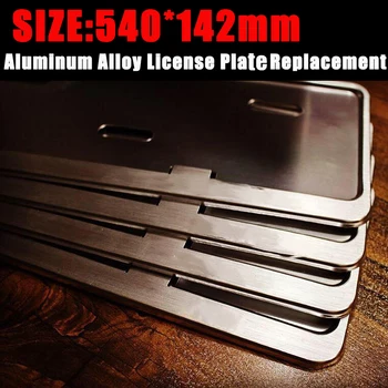 54cm EU/tysk/Rusland Aluminium Legering Licens Nummer Ramme Plade Cover til M3-M5 F10 E60 Z4 X5M F30 X3 X4 X5 Ingen Rustne Nyt Design