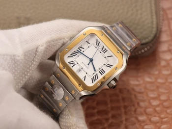 Replica Ure Cartier- (Mænd Large) Sag: 316 Materiale Skive 18K Guld Mænds Top kvalitet Ny Luksus Mærke, Se Fashion