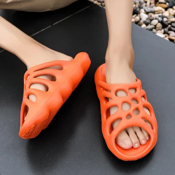 Sommer Fashion Design for Mænd, Tøfler Indendørs Hjem Unisex Casual Sko Anti-slip Dias i Høj Kvalitet Stranden Mænd Flip Flops Sandaler 46