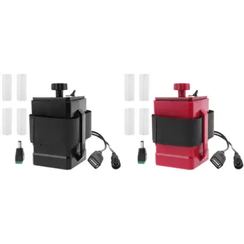 Vandtæt DIY 4x 18650 26650 Batteri Sag Dæksel med 16,8 V DC og 5V USB-Strømforsyning til Cykel LED Lys Mobiltelefon, Tablet