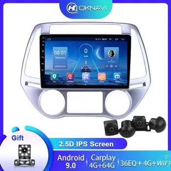 Android 9.0 Octa-Quad-Core-hovedenheden 4G WIFI i Streg Bil Radio Mms Video-Afspiller, GPS Navigation Til Hyundai i20 2012-