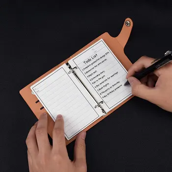 Elfinbook Mini Smart Genbrugelig Notebook Diary Notesblok Vintage Læder Elinbook Papir Bemærk Bog Papirvarer Gave Rejsende Tidende