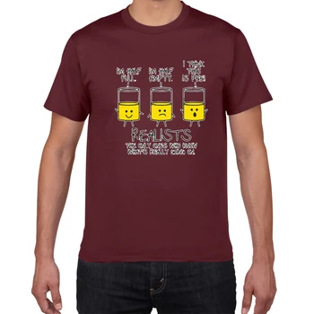 Realister Den Eneste, Der Ved, Grafisk Voksen Humor Sarkastisk Sjove T-Shirt mænd bomuld Nyhed kortærmet t-shirt til sommeren streetwear