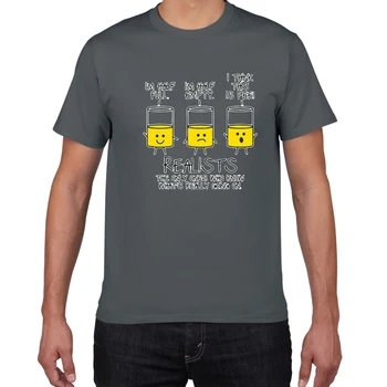 Realister Den Eneste, Der Ved, Grafisk Voksen Humor Sarkastisk Sjove T-Shirt mænd bomuld Nyhed kortærmet t-shirt til sommeren streetwear