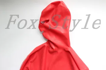0.6 MM tung Latex fuld bodysuit for kvinde sexet gummi latex zentai catsuit lavet af latex ark