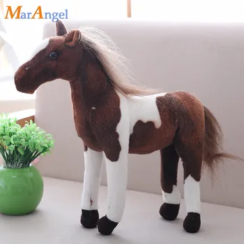 30-90cm Plys Simulering Hest Toy 4 Stilarter Udstoppede Dyr Dukke, Baby Børn Fødselsdagsgave Hjem Shop Indretning Triver Høj Kvalitet Toy