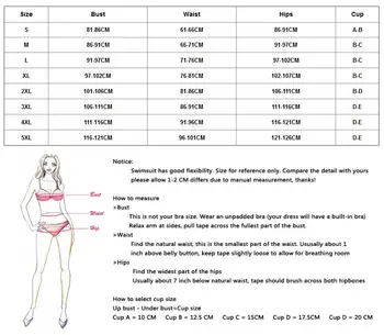 2020 Sexet Solid To-delt Bikini Nye Høje Ben, Skubbe Op badebukser til Kvinder Opdelt Sweamwear Bøjle Kvinder Bandage Badedragt