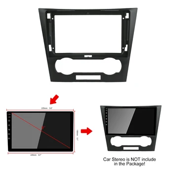 2Din Bil DVD-Frame Lyd Montering Adapter Dash Trim Kits Facia Panel 9inch For Chevrolet Epica 2007-2012 Dobbelt Din Radio Player