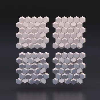 Honeycomb design beton mur mursten silikone formen hjem baggrund dekoration væg cement mur mursten skimmel gips håndlavet skimmel